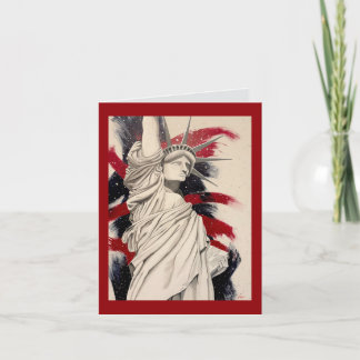 “Lady Liberty” Bedankkaart