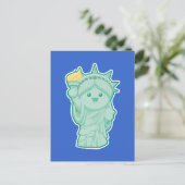 Lady Liberty Briefkaart (Staand voorkant)
