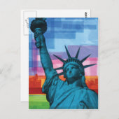 Lady Liberty Briefkaart (Voorkant / Achterkant)