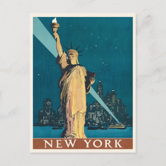 Lady Liberty Briefkaart (Voorkant)