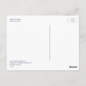Lady Liberty Briefkaart (Achterkant)