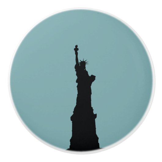Lady Liberty Ceramic Knob Keramische Knop (Voorkant)