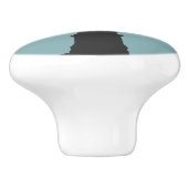 Lady Liberty Ceramic Knob Keramische Knop (Zijkant)