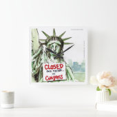 Lady Liberty Crie @ Congrès Carré Horloge murale (Maison)