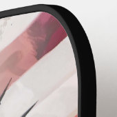 Lady Liberty en de Amerikaanse vlag Custom Name Pickleball Paddle (Links Detail)