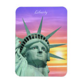 Lady Liberty en Sunrise Magneet (Verticaal)