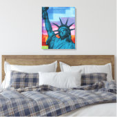 Lady Liberty Fine Art Print (Insitu (Slaapkamer))