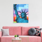 Lady Liberty Fine Art Print (Insitu (Woonkamer))