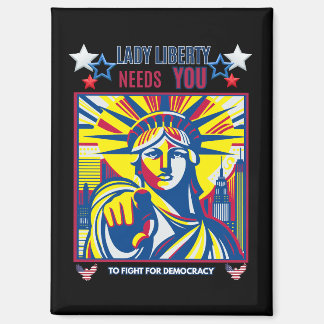 Lady Liberty heeft je nodig! Black BG vecht tegen  Magneet