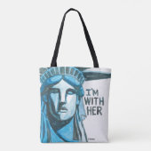 Lady Liberty - Ik ben bij haar Draagtas (Achterkant)