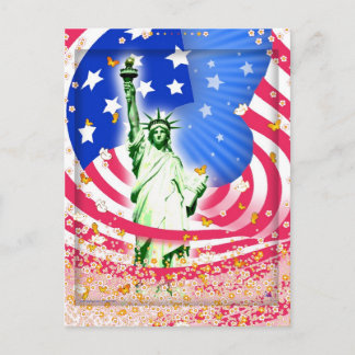 Lady Liberty, New York Briefkaart