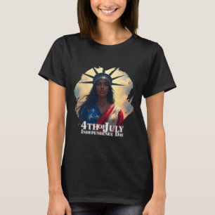 Lady Liberty opnieuw voorgesteld – Een nieuw gezic T-shirt