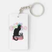 Lady Liberty - Patriotic Le Chat Noir Sleutelhanger (achterkant)