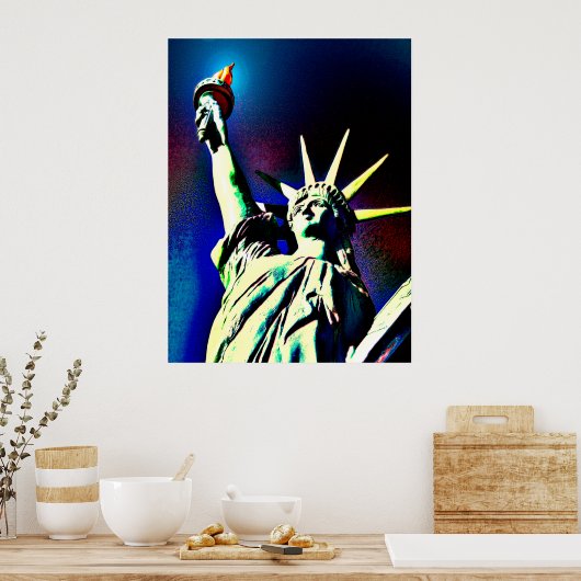 Lady Liberty Poster (Keuken)