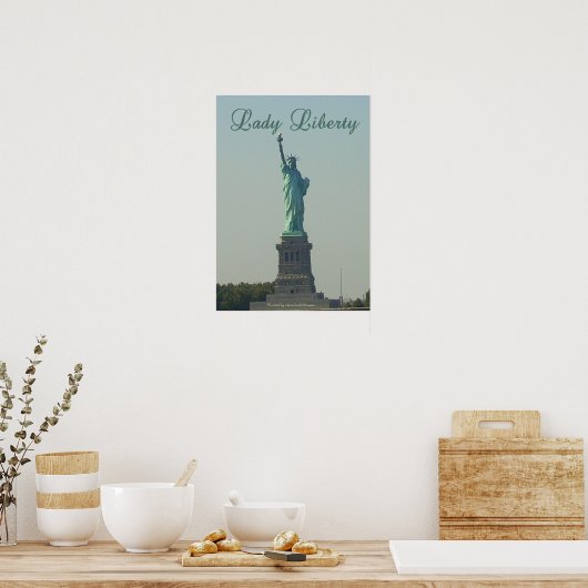 Lady Liberty Poster (Keuken)