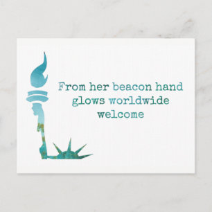 Lady Liberty Protest Briefkaart