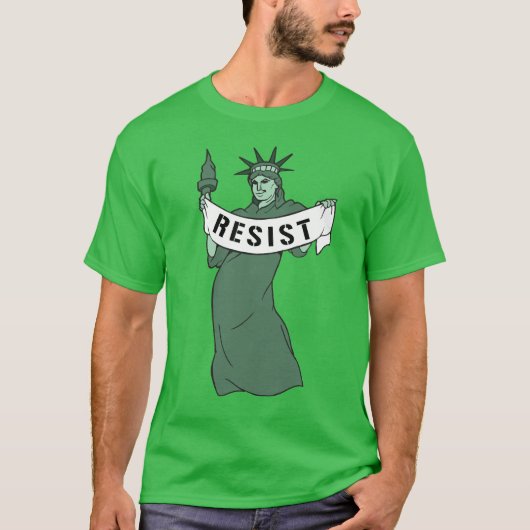 LADY LIBERTY RÉSISTE AU T-shirt (Devant)