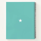 Lady Liberty sur cahier sarcelle (Dos)