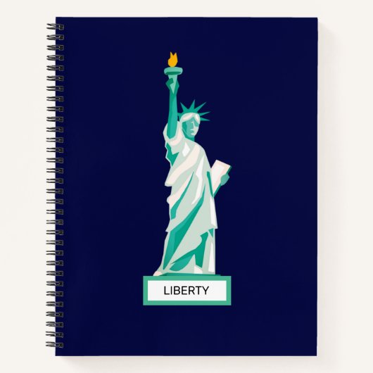 Lady Liberty sur le Carnet bleu de la marine (Devant)