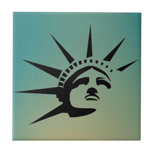 Lady Liberty Tegeltje (Voorkant)