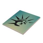 Lady Liberty Tegeltje (Zijkant)