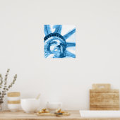 Lady Liberty tranen Poster (Keuken)