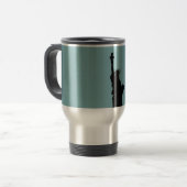 Lady Liberty Travel/Commutateur Mug (Devant gauche)