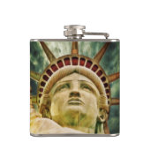 Lady Liberty, Vrijheidsbeeld Heupfles (Achterkant)