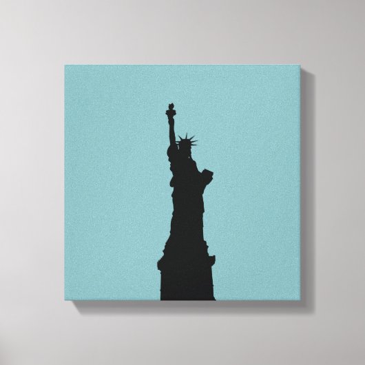 Lady Liberty Wrapped Canvas Afdruk (Voorkant)
