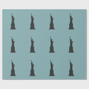 Lady Liberty Wrapping Paper Cadeaupapier