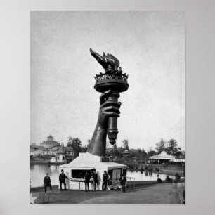 Lady Liberty's Hand and and Torch Poster