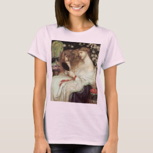 Lady Lilith door Rossetti, Antieke Victoriaanse Po T-shirt