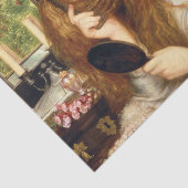 Lady Lilith van Dante Gabriel Rossetti Tissuepapier (Detail)