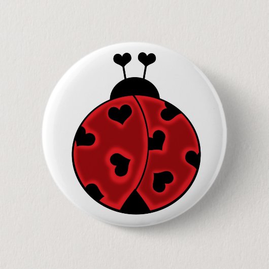 Lady Love Bug Button (Voorkant)