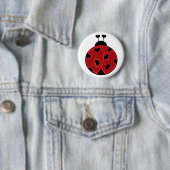 Lady Love Bug Button (In situ)
