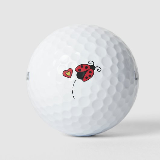 Lady Love Bug Golfballen (Voorkant)