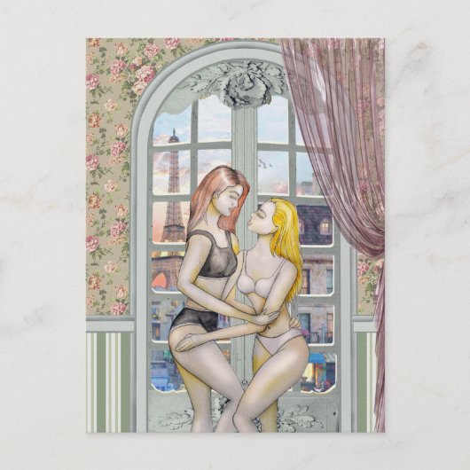 Lady Lovers Art Briefkaart (Voorkant)