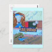 Lady Luck Collage Briefkaart (Voorkant / Achterkant)