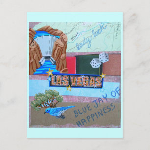 Lady Luck Collage Briefkaart