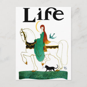 "LADY LUCK" RIDING HORSE BRIEFKAART