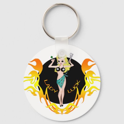 Lady Luck Sleutelhanger (Voorkant)