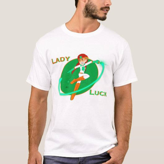 Lady Luck Superhero Shirt (Voorkant)