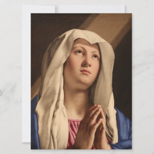 Lady Madonna Praying (Maagd Mary) (Christelijke ku Kaart