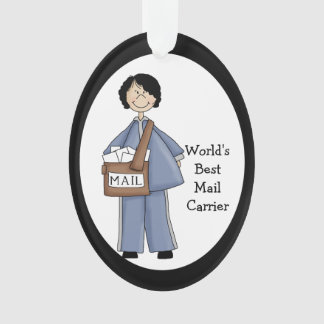 Lady Mail Carrier AcryliqueMerci Ornement