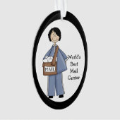 Lady Mail Carrier AcryliqueMerci Ornement (devant)