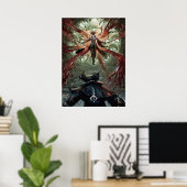 Lady Maria de Astral Clocktower (Bloodborne) Poster (Thuiskantoor)