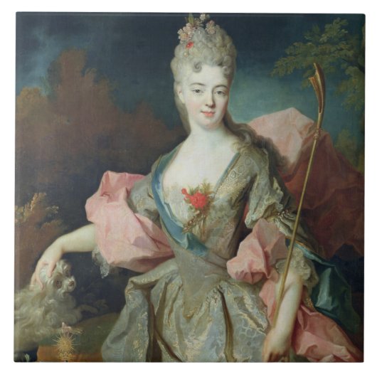 Lady Mary Josephine Drummond, graafschap Castelbl Tegeltje (Voorkant)