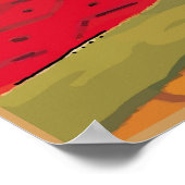 Lady Matisse met Brandy Glass Poster (Hoek)