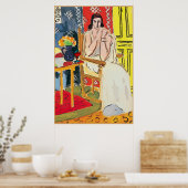 Lady Matisse met Brandy Glass Poster (Keuken)