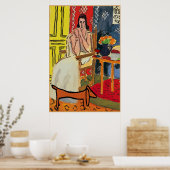 Lady Matisse met Dachshund Poster (Keuken)
